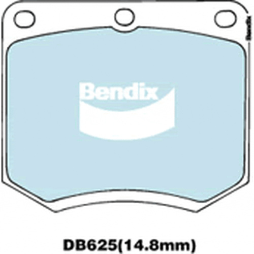 BENDIX GCT DISC BRAKE PAD SET DB625 GCT