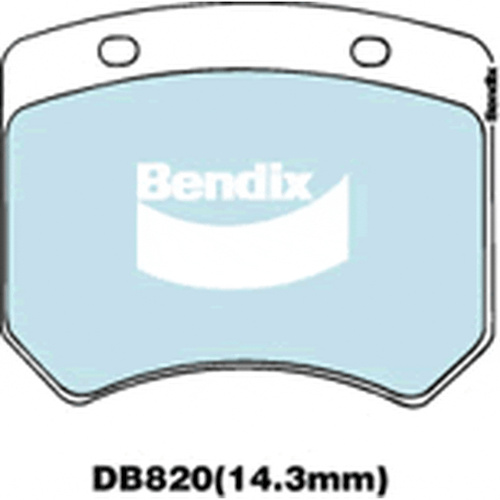 BENDIX GCT DISC BRAKE PAD SET DB820 GCT