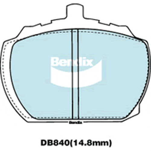 BENDIX GCT DISC BRAKE PAD SET DB840 GCT