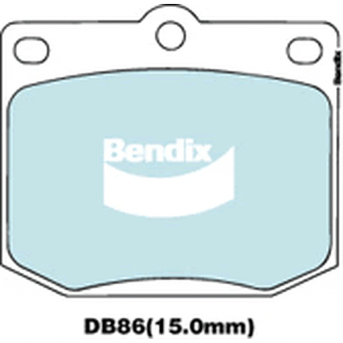 BENDIX GCT DISC BRAKE PAD SET DB86 GCT