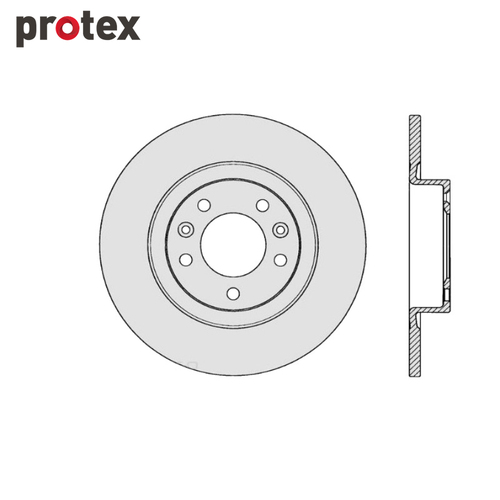 ULTRA DISC ROTOR REAR FOR PEUGEOT 508 WITH ELECTRIC HB DR1023