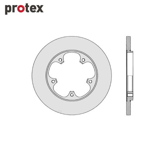 ULTRA DISC ROTOR REAR FOR FORD TRANSIT VO 2.2L SRW DR1029