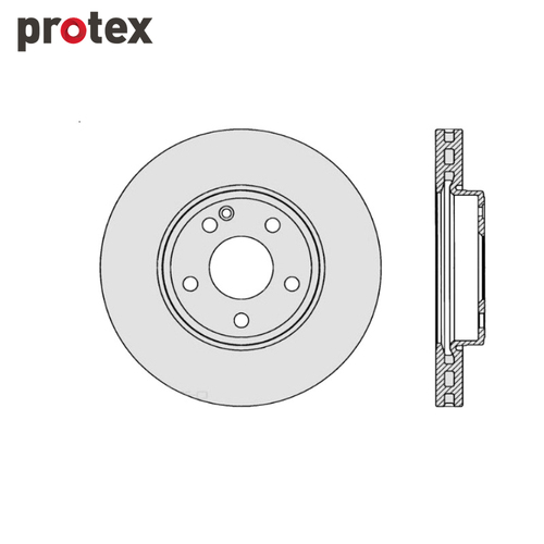 ULTRA DISC ROTOR FRONT FOR MERCEDES GLA200 CDI X156 DR1048