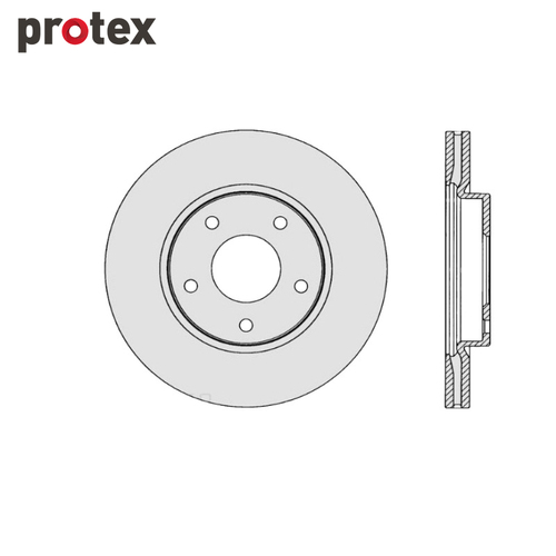 ULTRA DISC ROTOR FRONT FOR NISSAN PULSAR B17 DR1063