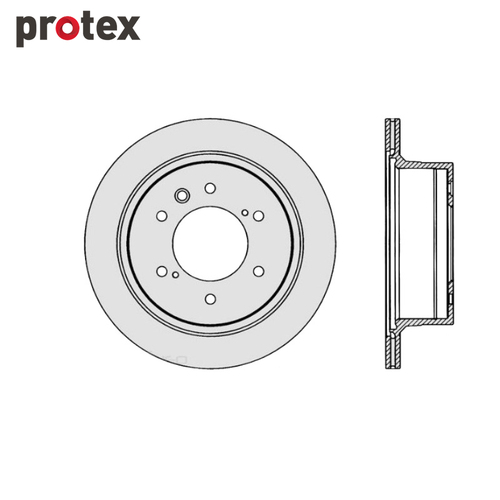 ULTRA DISC ROTOR REAR FOR MITSUBISHI PAJERO SPORT DR1138