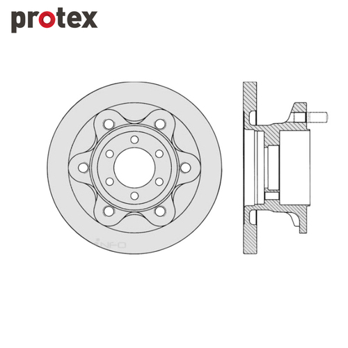ULTRA DISC ROTOR FRONT FOR IVECO DAILY VAN DR12042