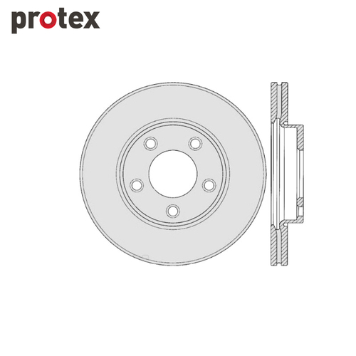 DISC ROTOR FRONT FOR MAZDA -3 2L DR12346