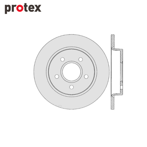 ULTRA DISC ROTOR REAR FOR FORD FOCUS 2.0L DR12458