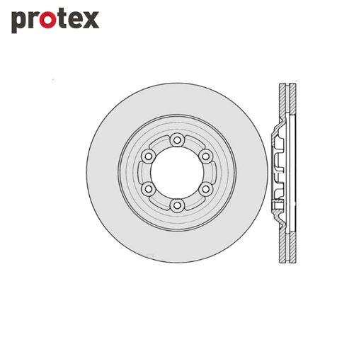 DISC ROTOR FRONT FOR ISUZU DMAX 3.0L TD DR12909