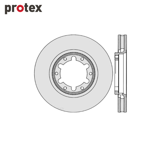ULTRA DISC ROTOR FRONT FOR NISSAN PATROL DR698