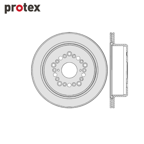 DISC ROTOR FOR TOYOTA LEXUS LS400 DR738