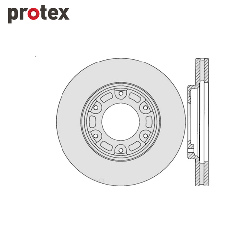 DISC ROTOR FRONT FOR TOYOTA HIACE DR768