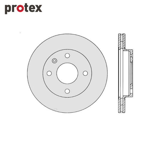 DISC ROTOR FRONT FOR FORD FIESTA DR854