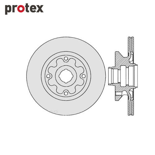 ULTRA DISC ROTOR FOR FORD ECONOVAN/SPECTRUM DR859B