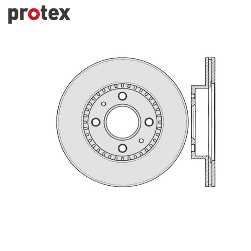 ULTRA DISC ROTOR FOR NISSAN PULSAR N15 DR899