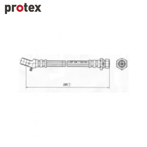 Protex Brake Hose H1750