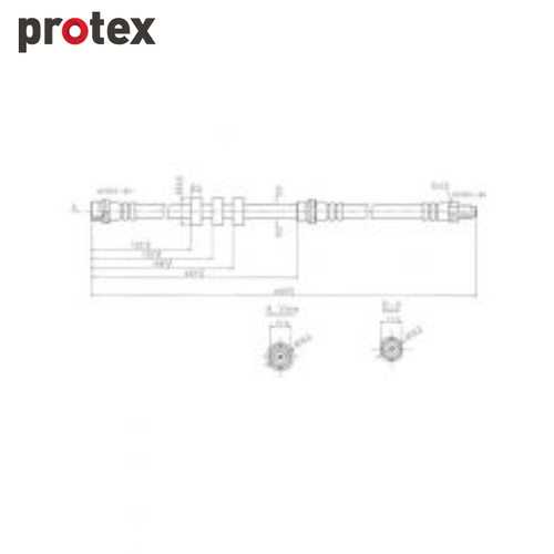 Protex Brake Hose H3191