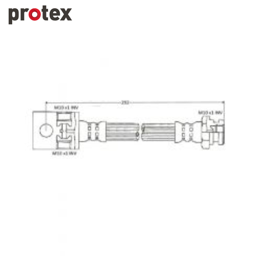 Protex Brake Hose H3298