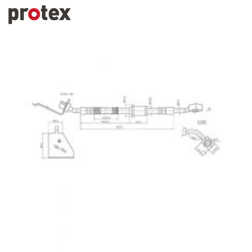 Protex Brake Hose H3425
