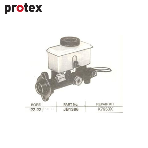 Brake Master Cylinder FOR Ford Courier PA Mazda B1800 1978-1982 JB1386