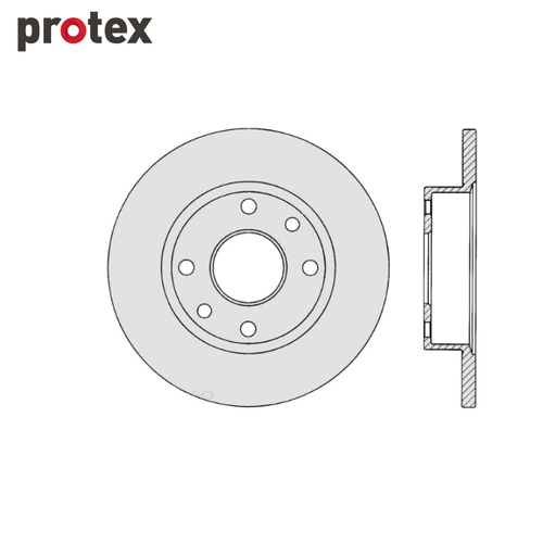 DISC ROTOR FRONT FOR HOLDEN GEMINI SDR007