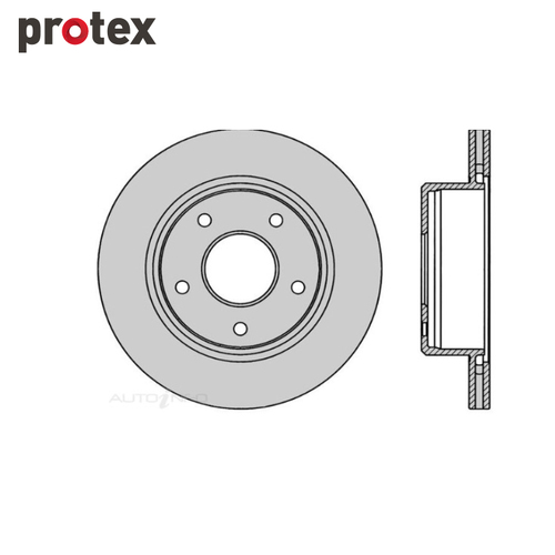 DISC ROTOR REAR FOR SV5000 HOLDEN COMM VN VP SDR045