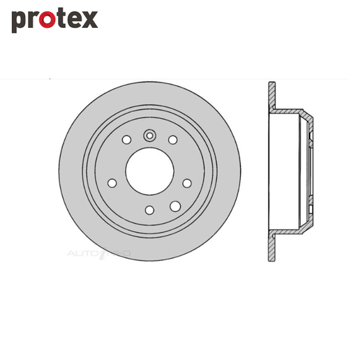 DISC ROTOR REAR FOR JAGUAR XJ40 3.6 SDR078