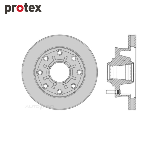 DISC ROTOR FRONT FOR CHEVROLET C 20 SDR090