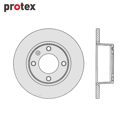 DISC ROTOR REAR FOR CITROEN XANTIA WAGON SDR12088