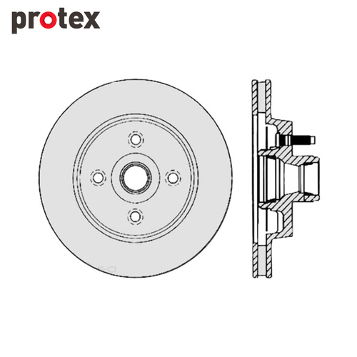 DISC ROTOR FRONT FOR FORD THUNDERBIRD SDR12292