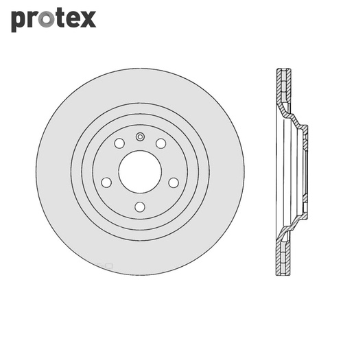 ULTRA SELECT DISC ROTOR REAR FOR AUDI A6 QUATTRO 4.2L V8 SDR12627