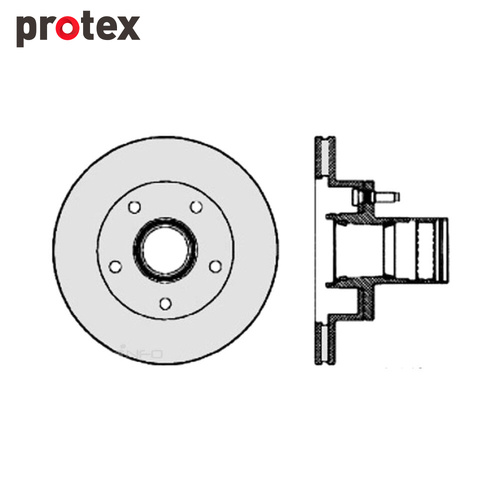 DISC ROTOR FRONT FOR FORD F100/150 4WD SDR12716