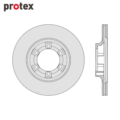 DISC ROTOR FRONT FOR MITSUBISHI PAJERO SDR224