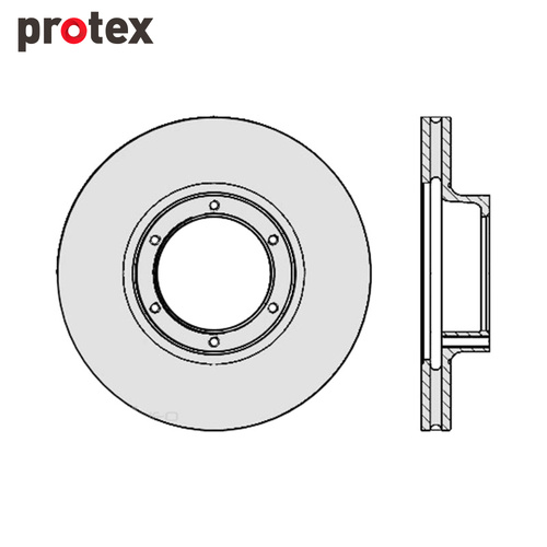 DISC ROTOR FRONT FOR RENAULT 12 15 17 SDR343