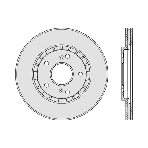 ULTRA SELECT DISC ROTOR REAR FOR HONDA NSX COUPE SDR485