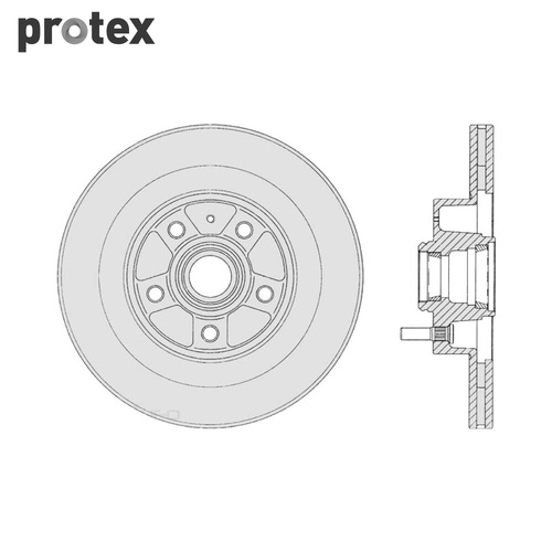 ULTRA SELECT DISC ROTOR FRONT FOR VOLVO 740 SDR684
