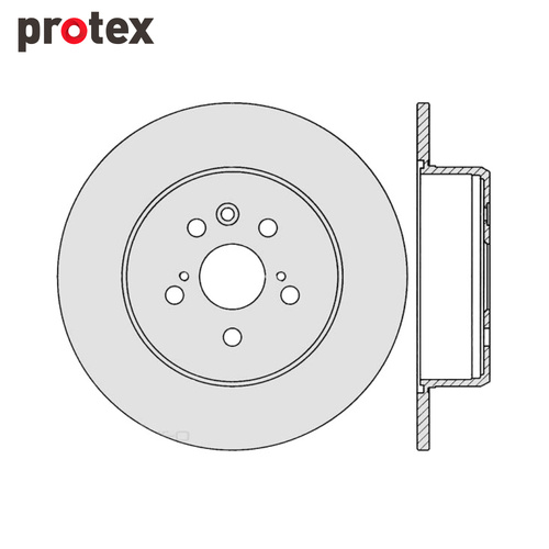 DISC ROTOR REAR FOR TOYOTA CELICA SDR744