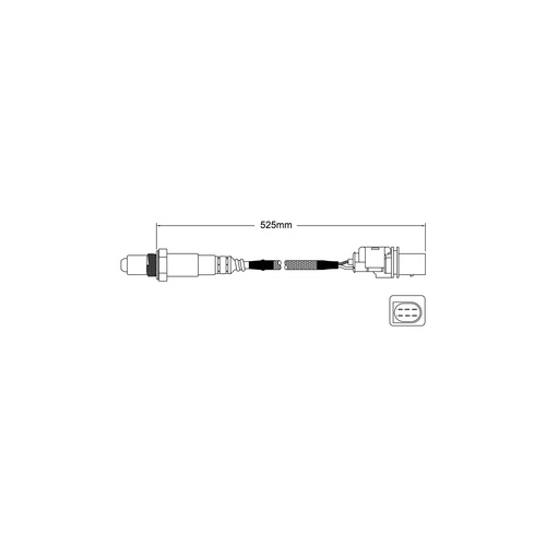 PAT EXHAUST GAS OXYGEN SENSOR BOSCH LSU 4.9 EGO-512