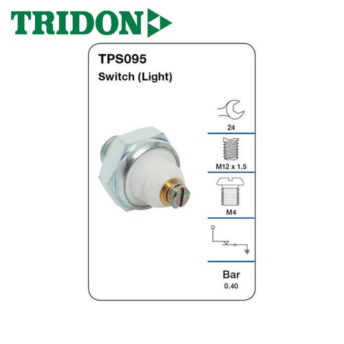 TRIDON OIL PRESSURE SWITCH (LIGHT) TPS095