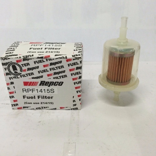Universal Petrol Fuel Filter Z14 7.9mm Inlet 7.9mm Outlet