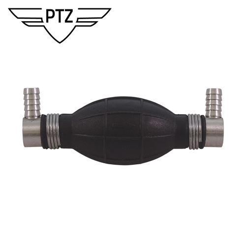 Hand Fuel Pump Primer FOR 10mm Fuel Line Bulb Style 90 Degree Fitting