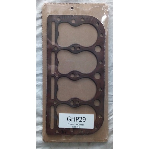 Coventry Climax FSM 4 Cylinder 7.76 HP Head Gasket 1938-1946 Payen