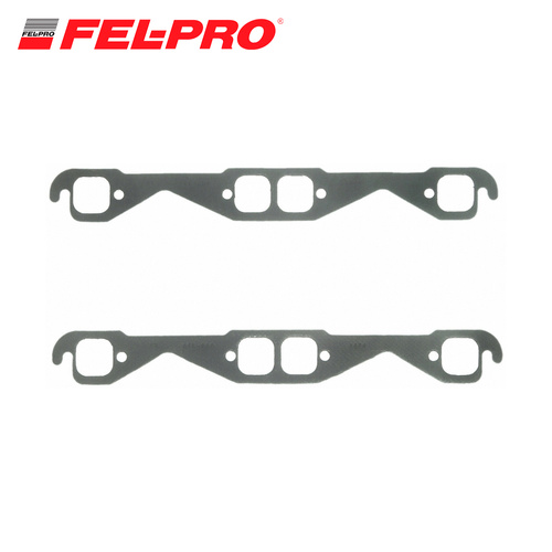 EXHAUST MANIFOLD GASKET SET FOR CHEV SB V8 (SQUARE)