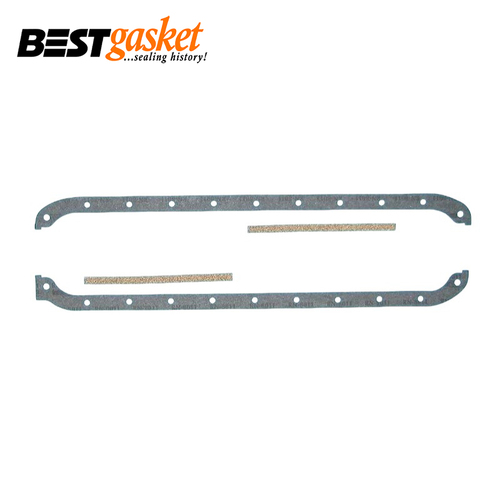 Oil Pan Sump Gasket Set FOR Chevrolet 216 235 261 6 Cylinder 1940-1955