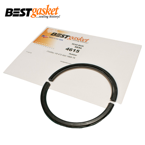 Rear Main Crankshaft Oil Seal FOR Cadillac 472 500 V8 1968-1976 Rubber 2-Piece