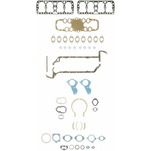 Ford Mercury 221 239 SV V8 Full Gasket Set 24 Stud 1942-1947 3 Hole FS7548B