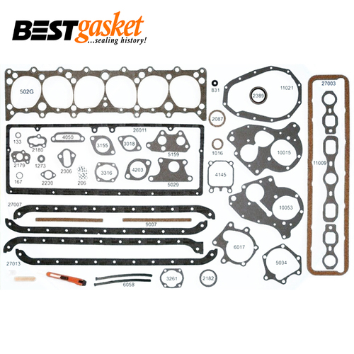 Chevrolet Car Truck GMC Truck 6 Cylinder Full Gasket Set 216 235 1937-1953 