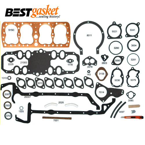 Full Gasket Set FOR Ford Mercury 239 SV Flathead V8 Big Bore 1939-1948