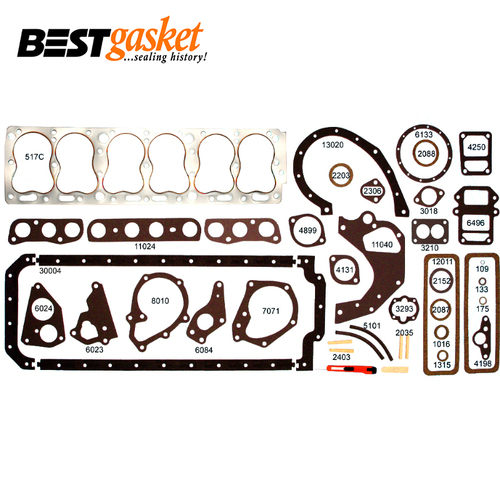 Full Gasket Set FOR GMC Pontiac Side Valve 6 cylinder 208 222 223 233 239 35-54