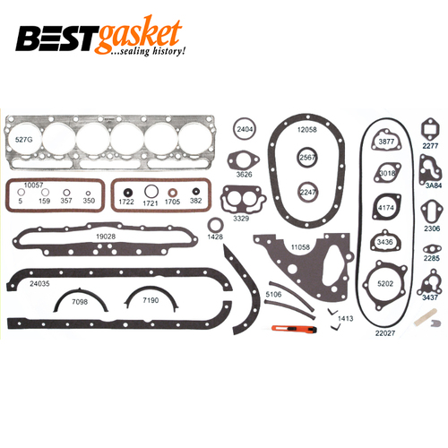 Full Gasket Set FOR AMC 196 6 Cylinder OHV 1956-1965